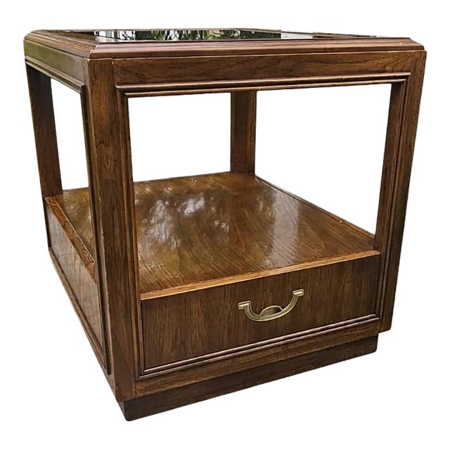 Vintage 1980s Drexel Acolade End Table For Sale