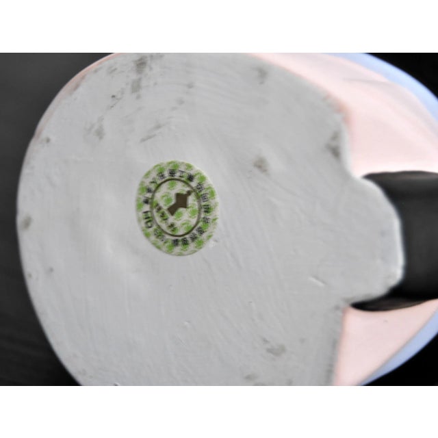 Authentic Japanese Bisque Bijinga Woman in Kimono Hakata Ningyo Figurine For Sale - Image 9 of 11