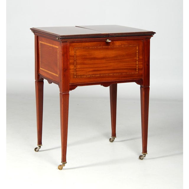 Early 20th Century Lawyers Coffin Serving Table, 1920s For Sale - Image 18 of 18