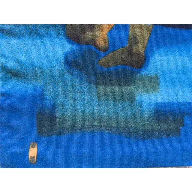 Louis Toffoli “Yucatan” Aubusson Tapestry, Robert Four, 1970s For Sale - Image 9 of 13