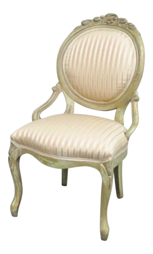Victorian Style Custom Painted Side Chair