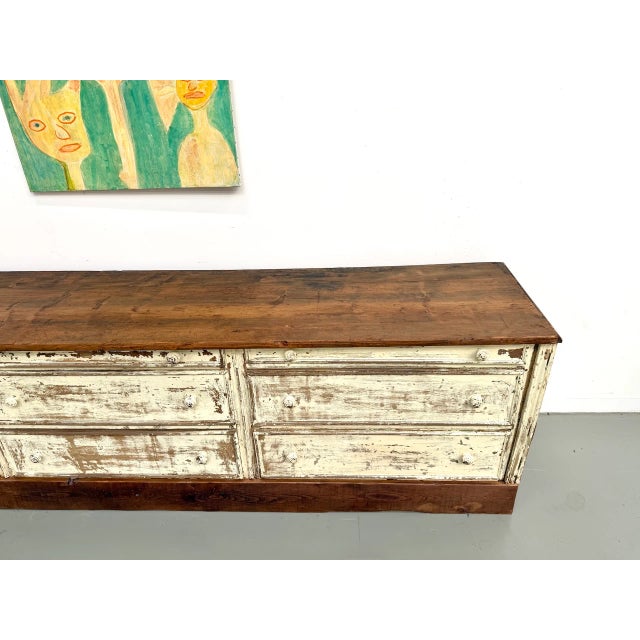 Large Antique Haberdashery Cabinet, 1900s For Sale - Image 9 of 18