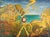 Surrealism Frank Spring Surrealist Style Oil Painting "Garden of Eden," 2006 For Sale - Image 3 of 6