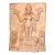 Antique Handmolded Rare Terracotta Plaque Depicting Babylonian Goddess Ishtar or Lilith For Sale