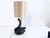 Black Sculpable Ceramic Table Lamp with Swan by Ceramiche Zanotto, Bassano, 1960s For Sale - Image 8 of 18