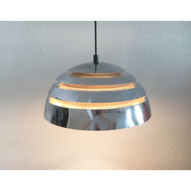 Mid-Century Space Age Lamellar Pendant Lamp by Hans-Agne Jakobsson for Hans-Agne Jakobsson Ab Markaryd, 1960s For Sale - Image 11 of 16