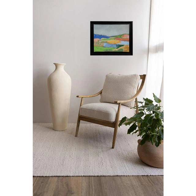 Avocado Couleurs Ephemeres, Abstract Landscape, Comptemporary by Sophie Dumont For Sale - Image 8 of 8