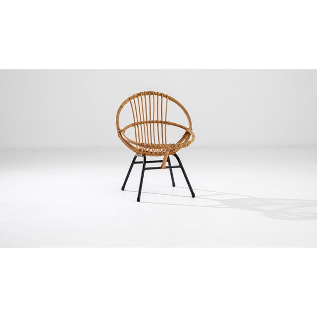 Mid-Century Modern 1960s French Bamboo Chair For Sale - Image 3 of 18