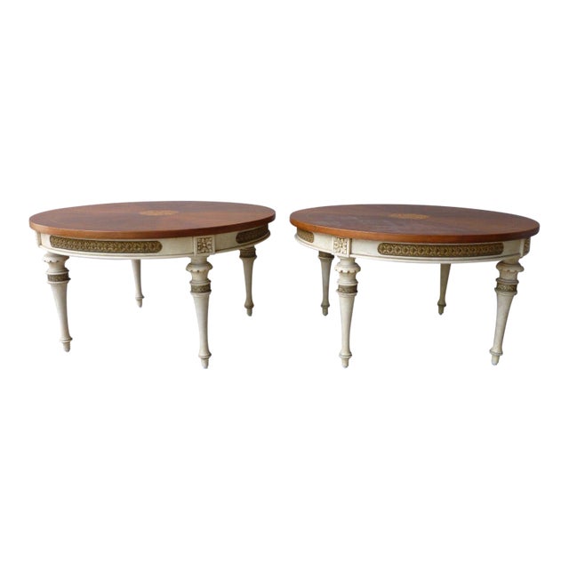 1950s Neoclassical Palladio Coffee Tables - a Pair For Sale