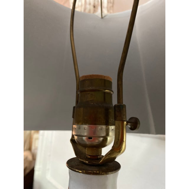 1840's C Levering Importer Hand-Painted Baltimore Advertising Lamp For Sale - Image 11 of 13