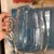 1960s Vintage Large Engraved Glass Pitcher “England” For Sale - Image 5 of 12