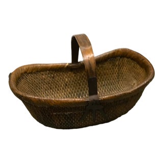 Late 19th Century Antique Chinese Basket For Sale