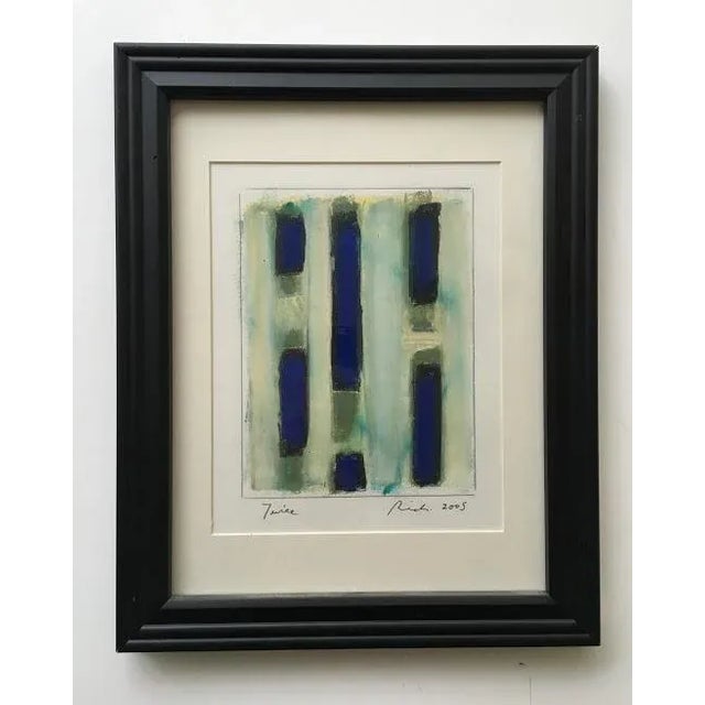 An abstract work by Paul Rinaldi. The organic modern design complements contemporary and Mid-Century minded decor. Rinaldi...