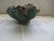 English Vintage Majolica Green Bowl With Waterlily & Two Frogs For Sale - Image 3 of 9