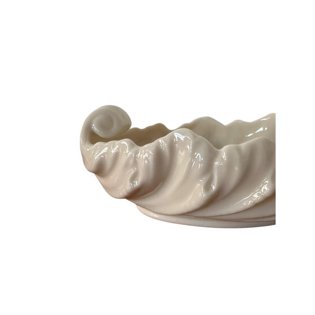 Traditional Vintage Lenox Acanthus Leaf Porcelain Bowl For Sale - Image 3 of 10