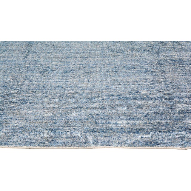 Early 21st Century Modern Minimalist Hand Loomed Rug With Soft Texture,9'X12' For Sale - Image 4 of 6
