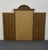 Late 20th Century High End Vintage Burled Walnut Italian Provincial 58" Tri-View Mirror For Sale - Image 5 of 5