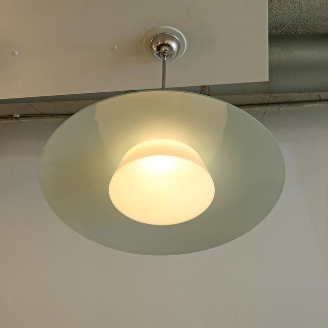Kandem Glass Pendant Light, 1930 For Sale - Image 10 of 10