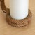 Textile 1950s Rope Lantern Lamp by Audoux-Minet For Sale - Image 7 of 10