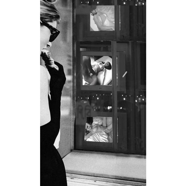 Contemporary BATIK, Just Looking II, Audrey Hepburn, 2022, Archival Pigment Print For Sale - Image 3 of 5