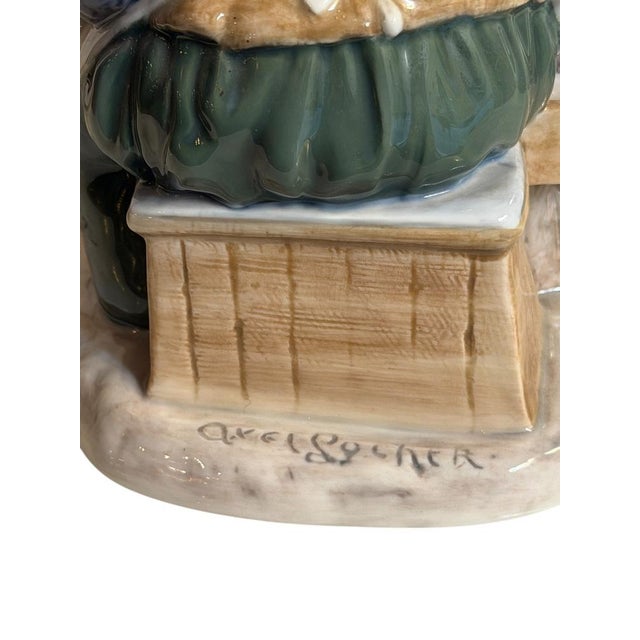 Ceramic Fisherman Figurine from B&G Denmark, 20th Century For Sale - Image 6 of 7