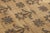 Contemporary Rug & Kilim's Block Print Flatweave Runner in Beige with Brown Floral Patterns - 3x10 For Sale - Image 3 of 5