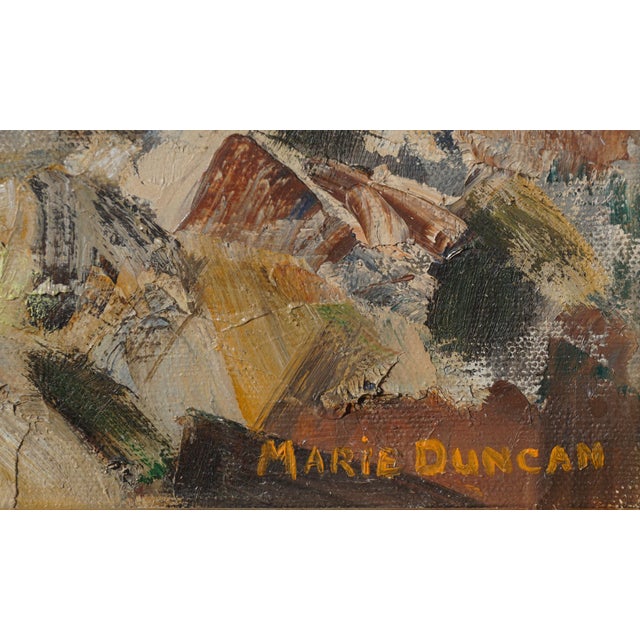 Textile Vintage Pacific Grove Seascape by Marie Duncan For Sale - Image 7 of 8