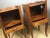 Antique Cherry Wood Nightstands, 1920s, Set of 2 For Sale - Image 4 of 15