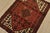 An authentic vintage tribal Hamedan rug hand-knotted with fine wool and natural dyes. This nomadic rug features a central...