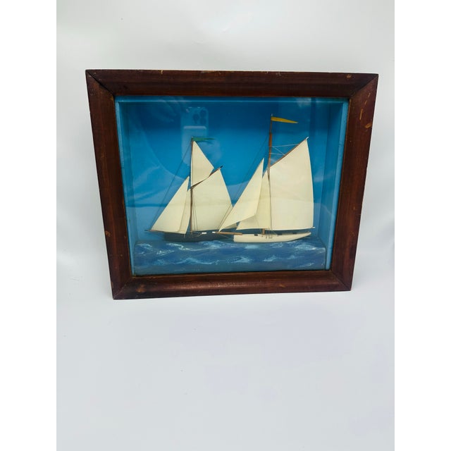 Three Dimensional Sailboat Shadow Box For Sale In Charleston - Image 6 of 11