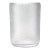 Mid Century Modern Ward Bennett Style Crackle Glass Cylindrical Vase For Sale