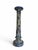 Vintage Italian Polychrome Faience Ceramic Pedestal Column For Sale - Image 4 of 7