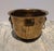 Vintage Hammered Brass Cachepot Jardiniere With Lion Head Ring Pulls For Sale - Image 4 of 11