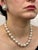 White South Sea Pearls Long Strand Necklace 14 Karat Gold Clasp For Sale - Image 9 of 18