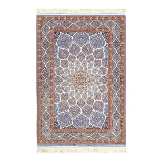 Pasargad DC Persian Isfahan Silk & Wool Rug For Sale