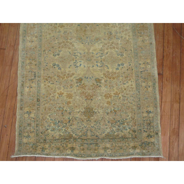 Zabihi Collection Fine Antique Kirman Runner For Sale - Image 4 of 6