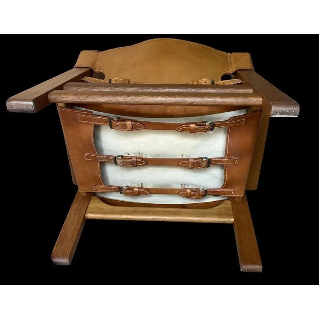 Børge Mogensen Spanish Mod. 2226 Chair by Borge Mogensen for Fredericia For Sale - Image 4 of 5