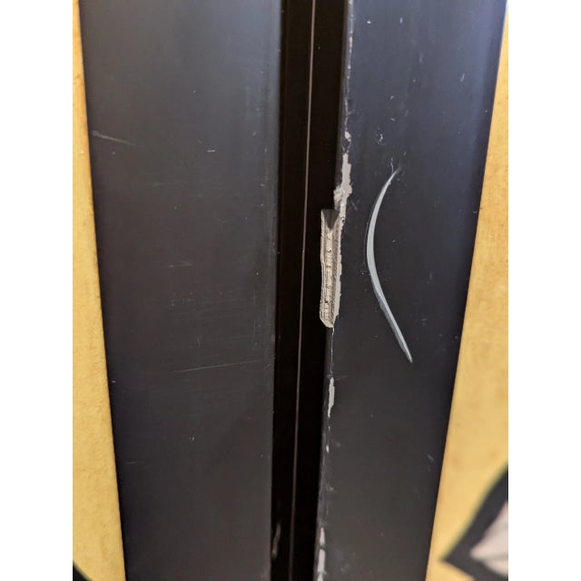 1990s Simes Studio Indian Design Hand Painted Room Divider For Sale - Image 11 of 12