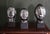 1990s Set of 3 Brutalist Head Sculptures From Italy For Sale - Image 6 of 12