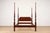Ethan Allen Georgian Carved Solid Cherry Wood Queen Size Poster Bed For Sale - Image 13 of 13