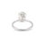 Early 21st Century 14k White Gold Gia 3.02ct Oval Cut Natural Diamond Solitaire Engagement Ring, Size 6.5 For Sale - Image 5 of 9