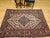 Textile Antique Persian Malayer Rug, Hand-Knotted Wool, Geometric Pattern, 4x6, Ivory & Navy For Sale - Image 7 of 18