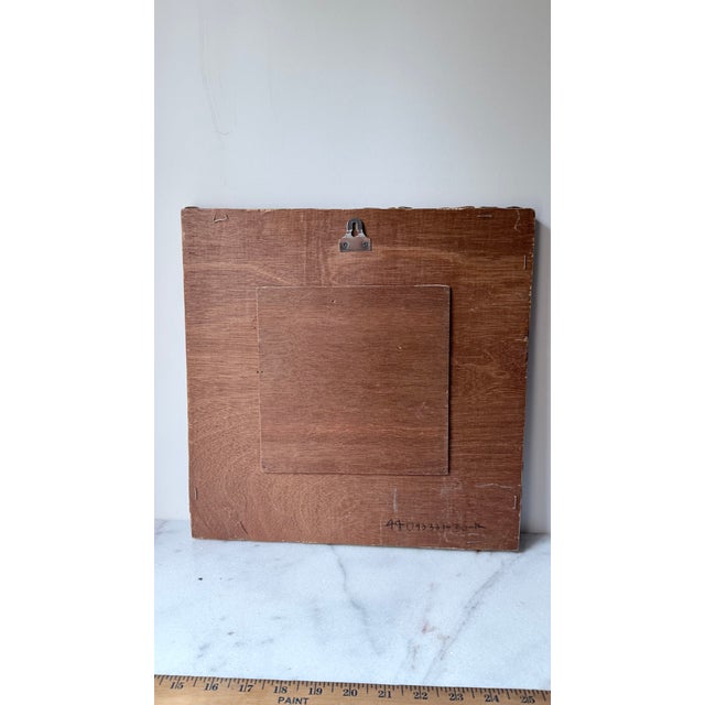 Handcrafted Brown Wooden Driftwood Square Wall Mirror For Sale - Image 9 of 10