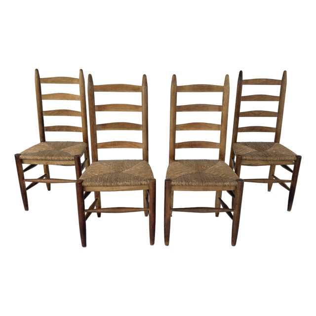 French Farmhouse Dining Chairs – Set of 4 For Sale