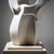 White Coral-Form Ceramic Sculpture, Limoges, France, 20th Century For Sale In New York - Image 6 of 9