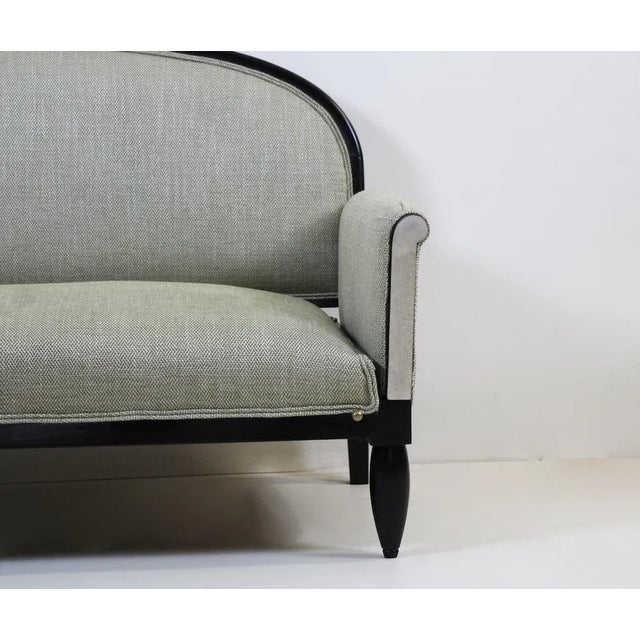 Vintage Fabric Sofa, 1930s For Sale - Image 4 of 12