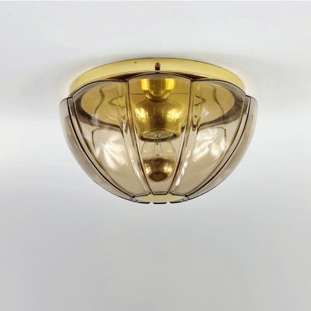 Mid-Century Modern Mid-Century Glass Flush Mount from Limburg, 1960s For Sale - Image 3 of 12