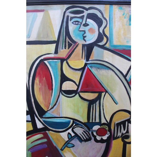 Fernand Léger 1932 Surrealism Pablo Picasso Acrylic on Board For Sale - Image 4 of 7