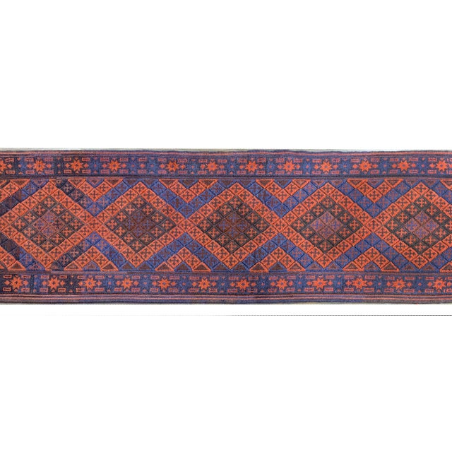 Tribal Vintage Afghani Baluch Runner For Sale - Image 3 of 15