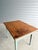 Sky Blue 19th Century Primitive English Work Table For Sale - Image 8 of 13